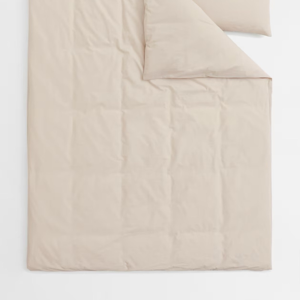 H&M Cream Duvet Cover Set